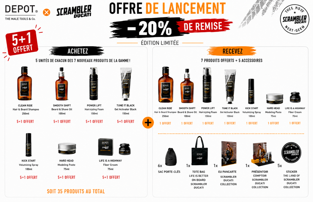 DEPOT - OFFRE DE LANCEMENT DUCATI