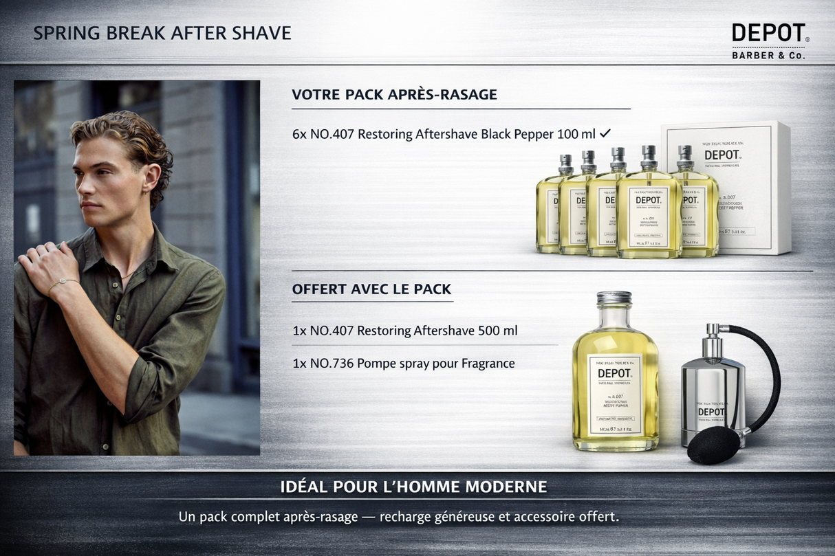 DEPOT - OFFRE SPRING BREAK AFTER SHAVE