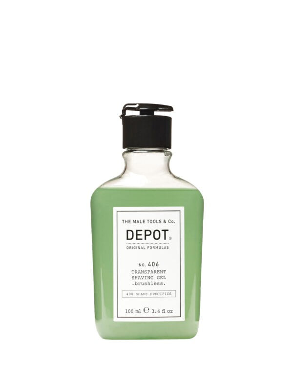 DEPOT NO. 406 Transparent Shaving Gel Brushless
