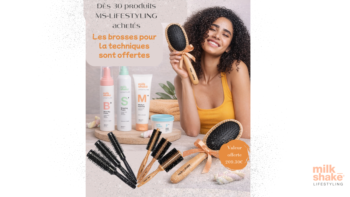 MILKSHAKE - OFFRE LIFESTYLING 30 PRODUITS (Offert)