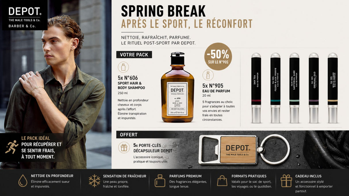 DEPOT - OFFRE SPRING BREAK APRES LE SPORT LE RÉCONFORT