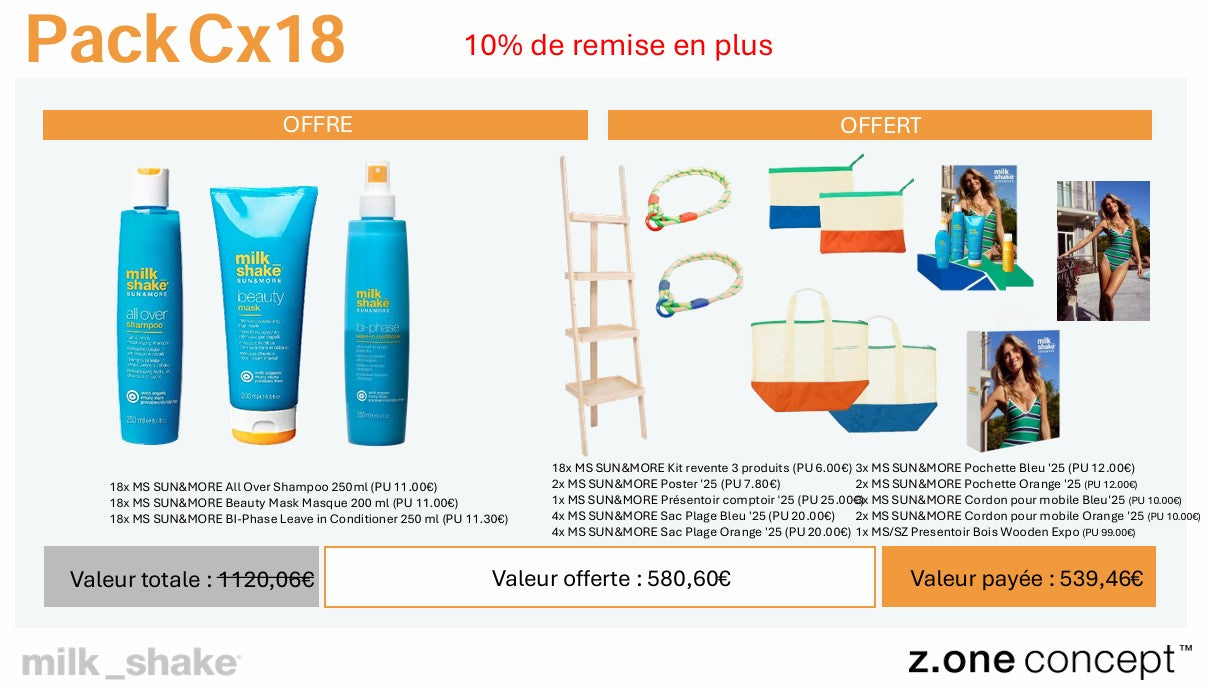 MS-SUN&MORE 2025 PACK C x 18