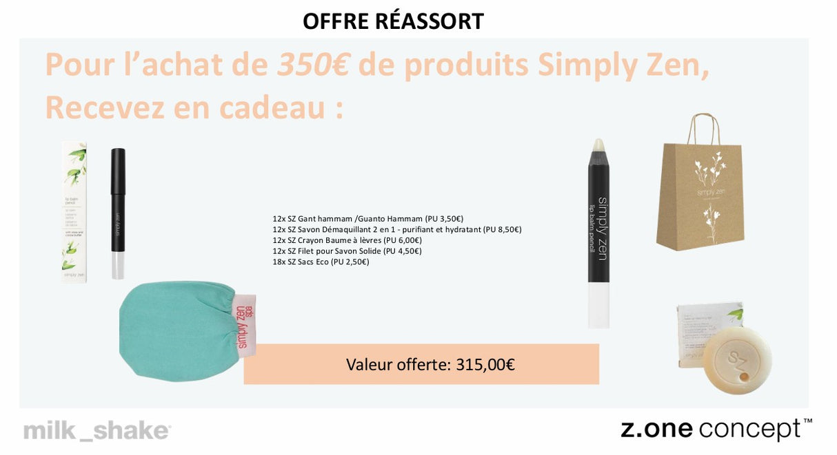 SIMPLYZEN - OFFRE REASSORT 350 €