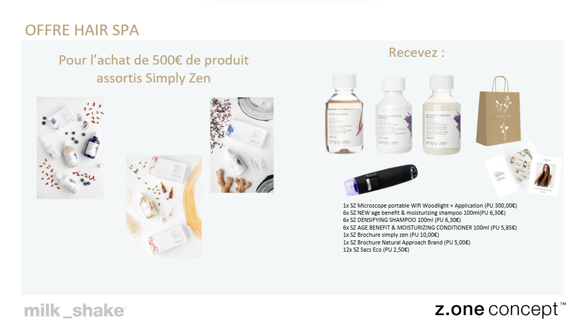 SIMPLYZEN - OFFRE HAIR SPA
