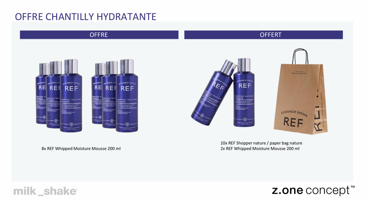 REF - OFFRE CHANTILLY HYDRATANTE