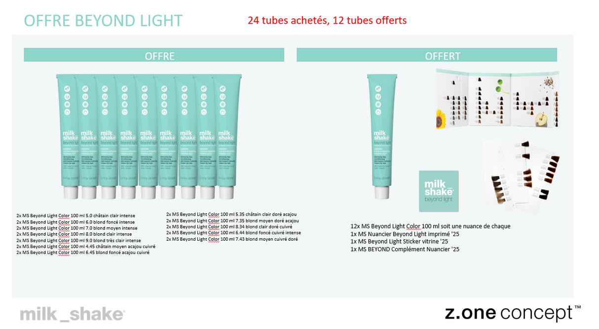 MILKSHAKE - BEYOND LIGHT NEW  SHADES '25