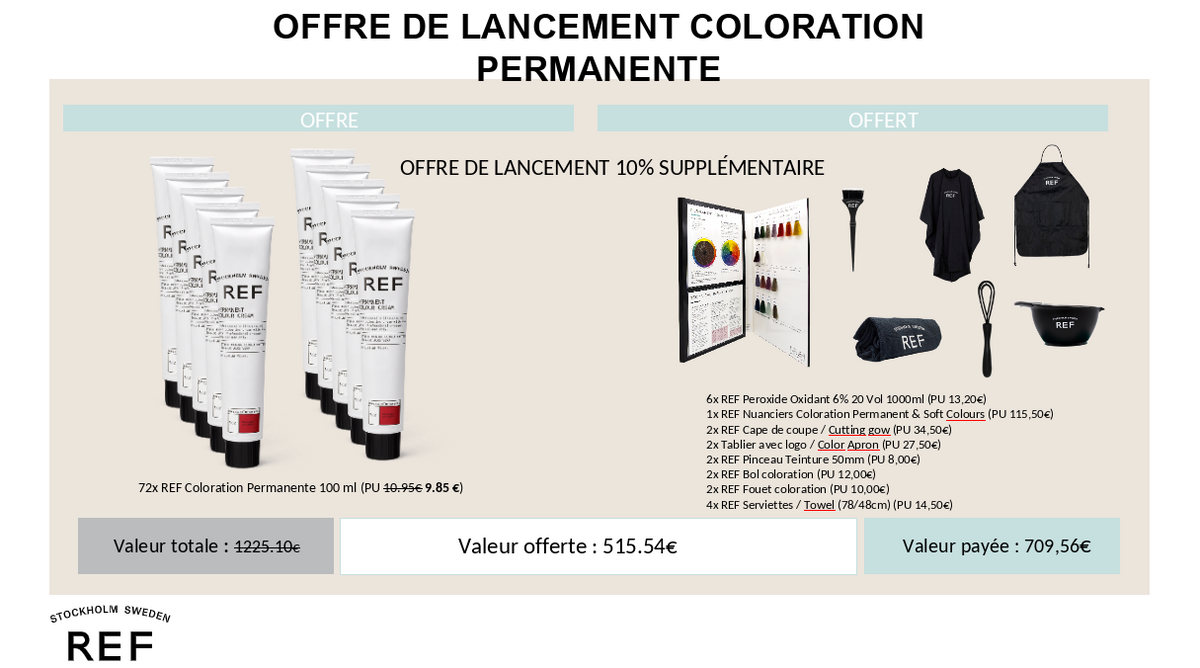 REF - OFFRE DE LANCEMENT COLORATION PERMANENTE (Offre)