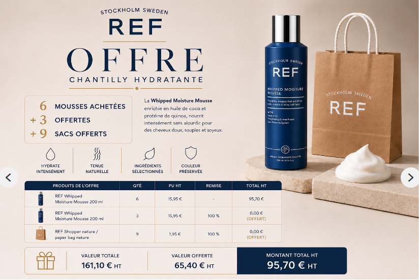 REF - OFFRE CHANTILLY HYDRATANTE
