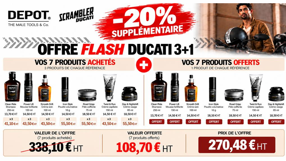 DEPOT - OFFRE FLASH SCRAMBLER DUCATI