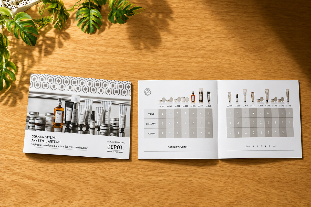 DEPOT Brochure 300 Hair Styling