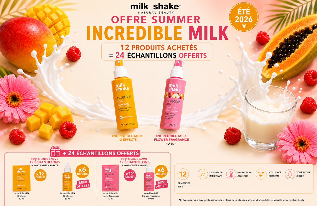MILKSHAKE - OFFRE SUMMER : INCREDIBLE MILK