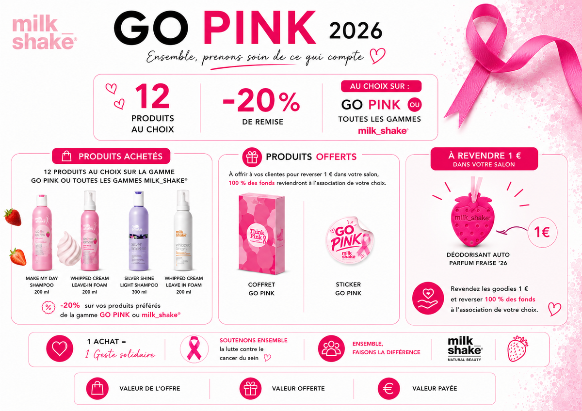 MILKSHAKE - OFFRE GO PINK 2026