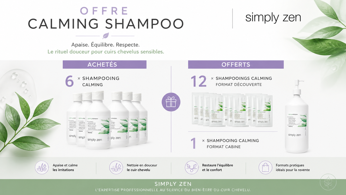 SIMPLY ZEN - OFFRE CALMING SHAMPOING