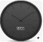 DEPOT Horloge Murale Noire 40cm