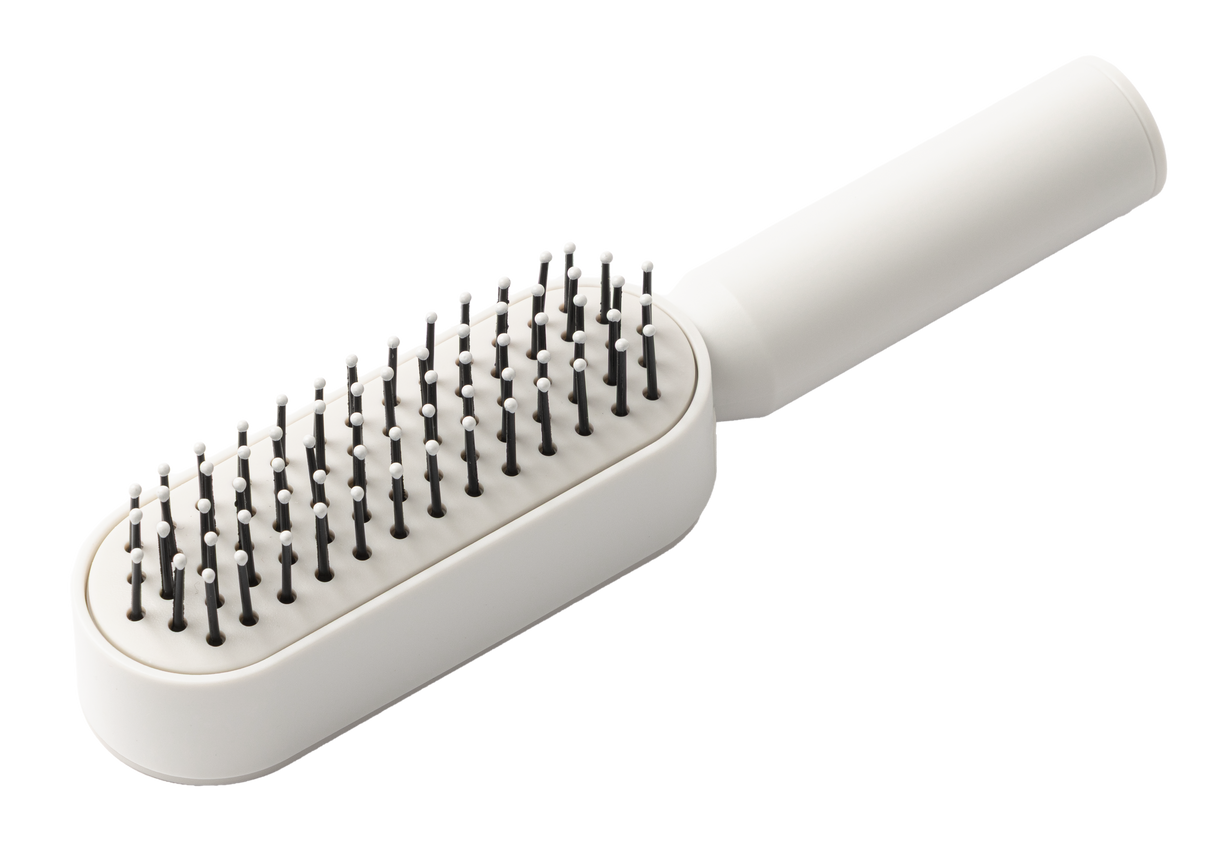MS Brosse à cheveux autonettoyante '26 Blanc