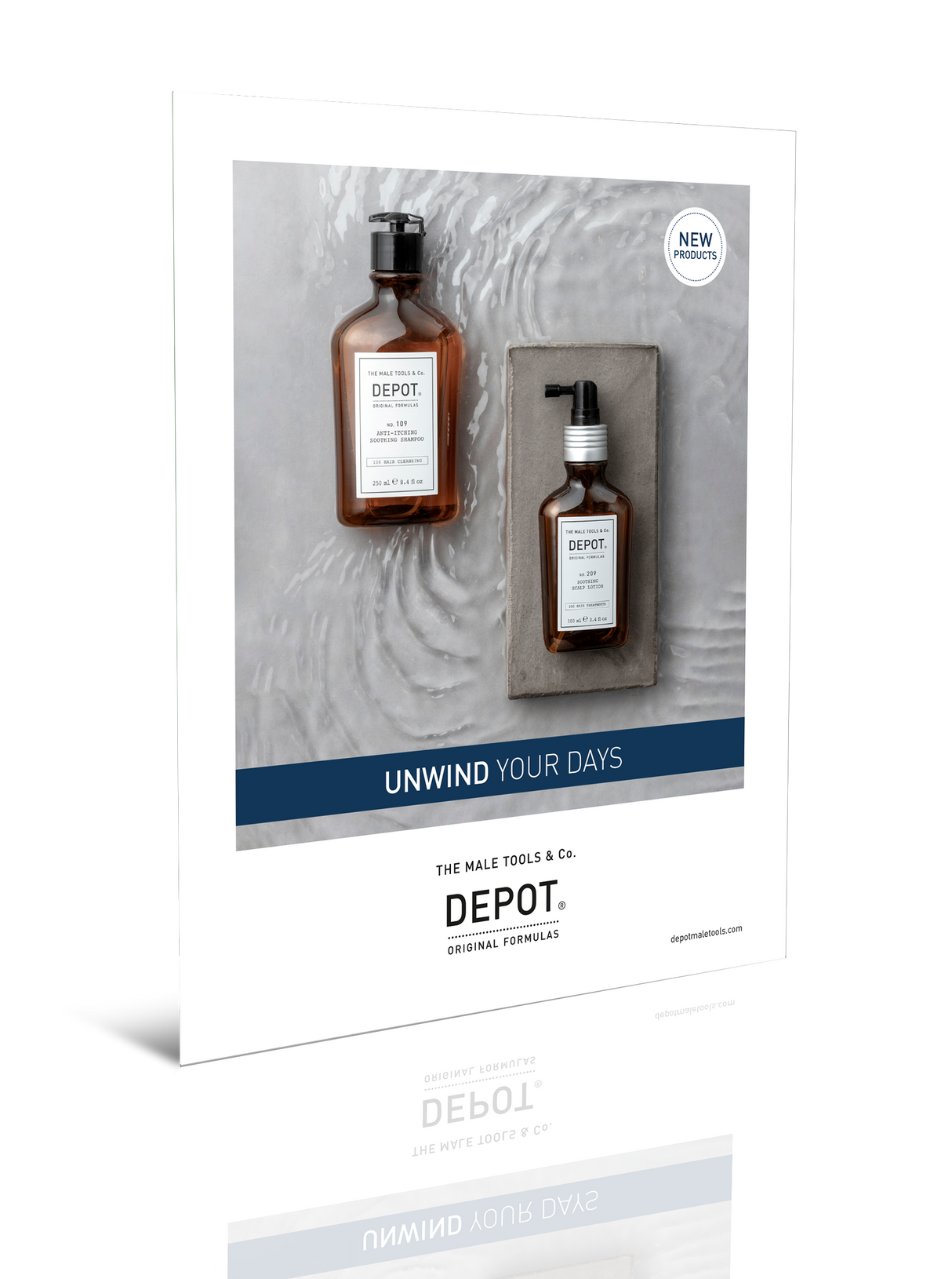 DEPOT Soothing Line Promo - Pancarte Comptoir